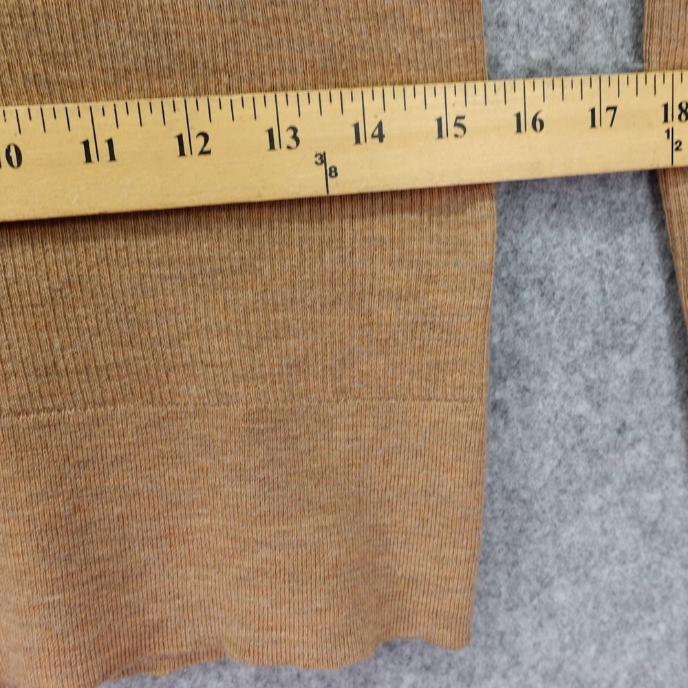 Banana Republic Camel Polo Sweater Womens M Washable Merino Fall Cozy Ivy Preppy - Picture 5 of 11